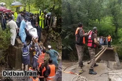 جان باختن ۱۶۰ نفر بر اثر سیل و بارندگی در پاکستان