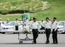 استفاده پلیس قم از پهپاد برای کنترل عبور و مرور زائرین