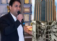  شعارنویسی علیه مالک «متروپل»/ تصاویر 