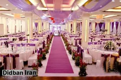 هزینه عروسی در تهران از ۳ تا ۳۵ میلیون