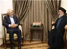 ظریف با سیدحسن نصرالله دیدار کرد