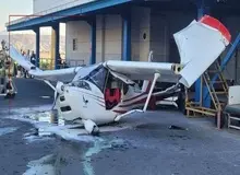 حادثه در فرودگاه تبریز