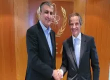 دیدار مهم اسلامی و گروسی در مقر آژانس بین‎‌المللی انرژی اتمی
