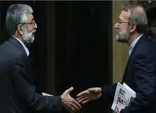 
علی لاریجانی از حدادعادل عیادت کرد