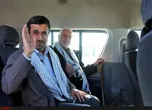 احمدی نژاد بدون مجوز سخنرانی به دانشگاه چمران رفت +عکس 