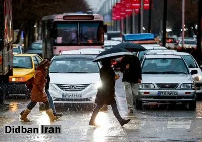 ترافیک سنگین معابر تهران درپی بارندگی عصر امروز / پلیس راهنمایی و رانندگی: شهروندان کمی دیرتر از محل کار خود خارج شوند تا حجم ترافیک مدیریت شود