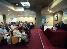 نشست آیین رونمایی کتاب «مسیح در قصر» برگزار شد/ علیرضا بهشتی: صداقت مولف در این اثر انعکاس پیدا کرده است 
