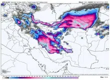 ورود سامانه‌های پیاپی؛صدور ۲ هشدار نارنجی و یک هشدار قرمز برای ۴ استان