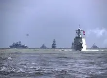 رزمایش مشترک چین و روسیه آغاز شد