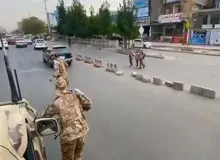 نیروهای اسکیت سوار طالبان در خیابان های کابل+فیلم