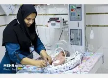 نوزاد ۴۵ روزه پس از انجام ۱۴ بار احیای قلبی نجات یافت
