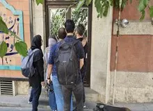 خبرنگاران پشت درهای بسته خانه اندیشمندان علوم انسانی 