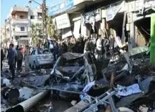 انفجار انتحاری در شهر حلب سوریه