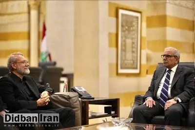 دیدار لاریجانی با نخستوزیر لبنان