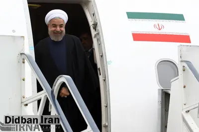 رئیس جمهوری وارد کرمانشاه شد