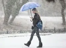 برف سیاه در روسیه مردم را غافلگیر کرد
