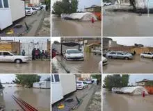 بارش شدید باران در سرپل ذهاب