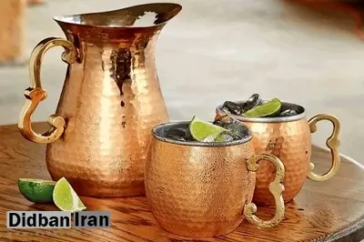 فواید نوشیدن آب از ظروف مسی