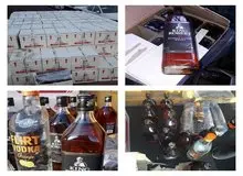 کشف محموله بزرگ مشروبات الکلی در داخل کارتن‌های گریس
