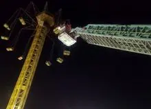 نجات ۵ شهروند کرجی از تاب زنجیره ای ۲۵ متری در بوستان نژادفلاح