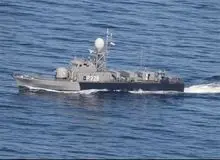 
هشدار ناو موشک‌انداز ارتش به ناو آمریکایی