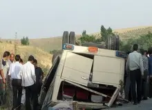 الشرقیه: واژگونی مینی‌بوس زائران ایرانی/ ۵ نفر کشته شدند