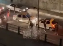  قمه‌کشی رعب‌آور در خیابان‌های ارومیه+فیلم