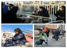 کمک 5 میلیون تومانی به برخی از خانواده های آسیب دیده زلزله کرمانشاه