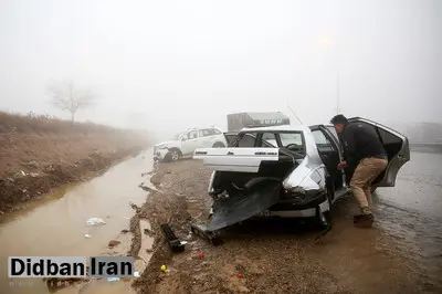 7 کشته و مصدوم در تصادف زنجیره ای در آزادراه نطنز - کاشان