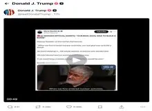 ترامپ مصاحبه علی مطهری را بازنشر کرد