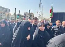 حضور وزیر راه و شهرسازی در مراسم تشیع شهدای ایران و اسرائیل +عکس