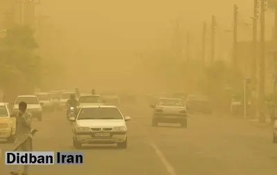 باد شدیدی با سرعت ۱۰۱ کیلومتر بر ساعت زابل را درنوردید / کاهش شعاع دید افقی به ۸۰۰ متر