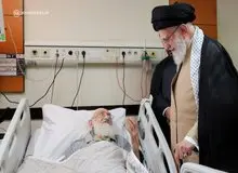 عیادت آیت الله خامنه ای از آیت‌الله نوری همدانی