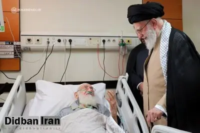 عیادت آیت الله خامنه ای از آیتالله نوری همدانی
