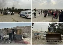 جمع‌آوری معتادان متجاهر محدوده اتوبان آزادگان تا اسلامشهر تهران