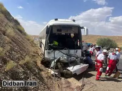 برخورد اتوبوس با ۸ خودرو در سوادکوه/ ۵ نفر کشته شدند؛ ۲۵ نفر زخمی