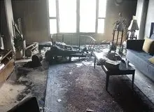 آتش سوزی خانه‌ای در سعادت آباد