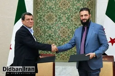 فرمانده نیروهای دموکراتیک سوریه: با دولت دمشق برای تشکیل ارتش و پرچم واحد و حکومت مرکزی یکپارچه، به توافق رسیدیم
