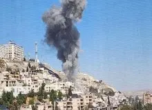 حمله هوایی اسرائیل به دمشق
