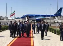 رییس مجلس آذربایجان وارد تهران شد