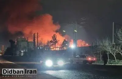 لحظه انفجار در شهریار/ فیلم دوربین مداربسته از مجاورت کارخانه شیمیایی