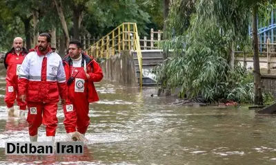 وقوع سیل و کولاک در زنجان و کردستان / آماده‌باش کامل نیروهای هلال‌احمر