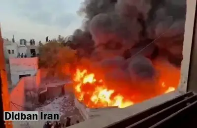 آتشسوزی گسترده در اطراف قدس