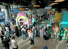 بزرگ‌ترین خانه بازی و اسباب بازی ایران در باغ کتاب تهران افتتاح شد