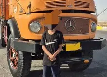 توقیف یک کامیون با راننده ۱۳ ساله 