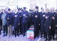 طواف نیمه‌شبانگاهی پیکر رستم قاسمی + عکس‌ها