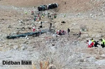 راننده اتوبوس واژگون شده تهران به یاسوج پیدا شد/ عکس