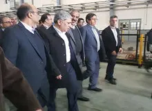 بازدید مدیرعامل بانک ملی ایران از پتروشیمی کردستان