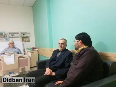 عیادت برادر روحانی از پدر شهیدان عبوری +تصاویر