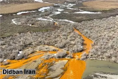 راز رودخانه‌های نارنجی در آلاسکا/ یخ، آهن را سریع‌تر از آب در خود حل می‌کند